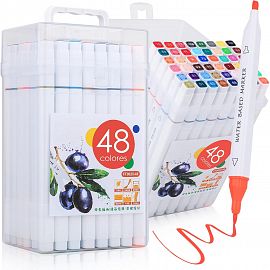 Set x48 Marcadores Doble Punta Twin