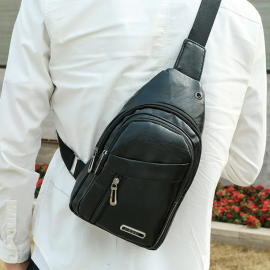 Morral Ecocuero Negro 