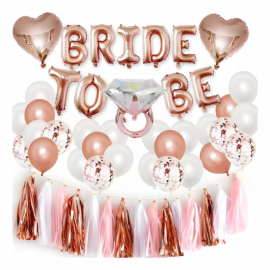 Set Globos BRIDE TO BE Despedida Soltera