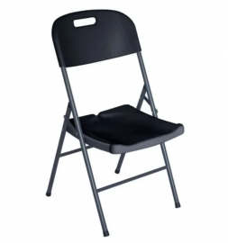 Silla Plegable Negra 