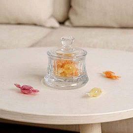 Caramelera Vidrio Con Tapa