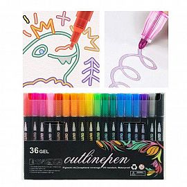 Set X 36 Marcadores Metalizados