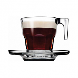 Set X 6 Tazas De Vidrio Cafe Cartagena