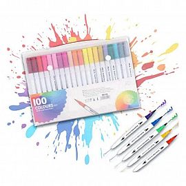 Set X 100 Fibras Doble Puntas