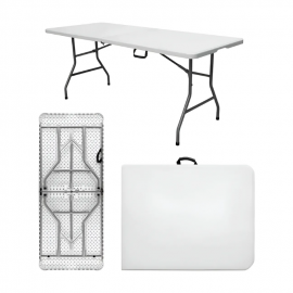 Mesa Plegable Valija Exterior Rectangular Mediana