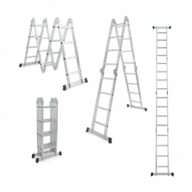 Escalera De Aluminio Articulada Mediana