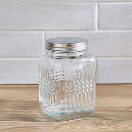 Frasco De Vidrio Con Tapa Chico