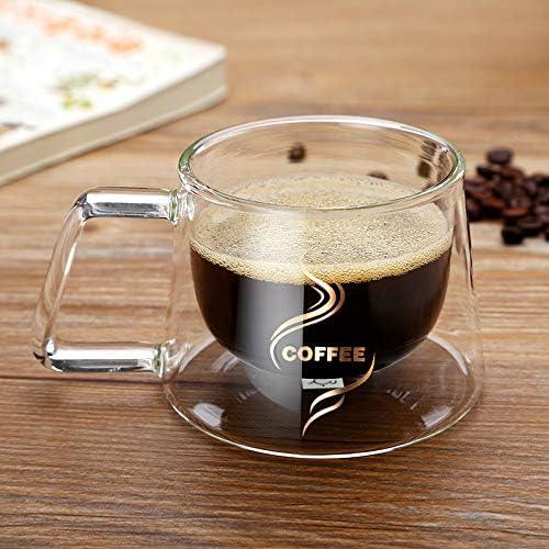 Taza Doble Vidrio Coffee 200 ML