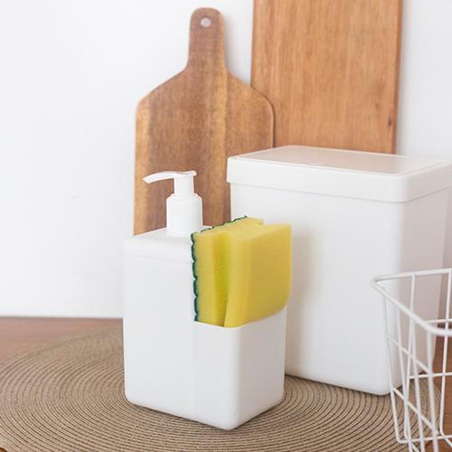 Dispenser Economico + Cesto Basura 