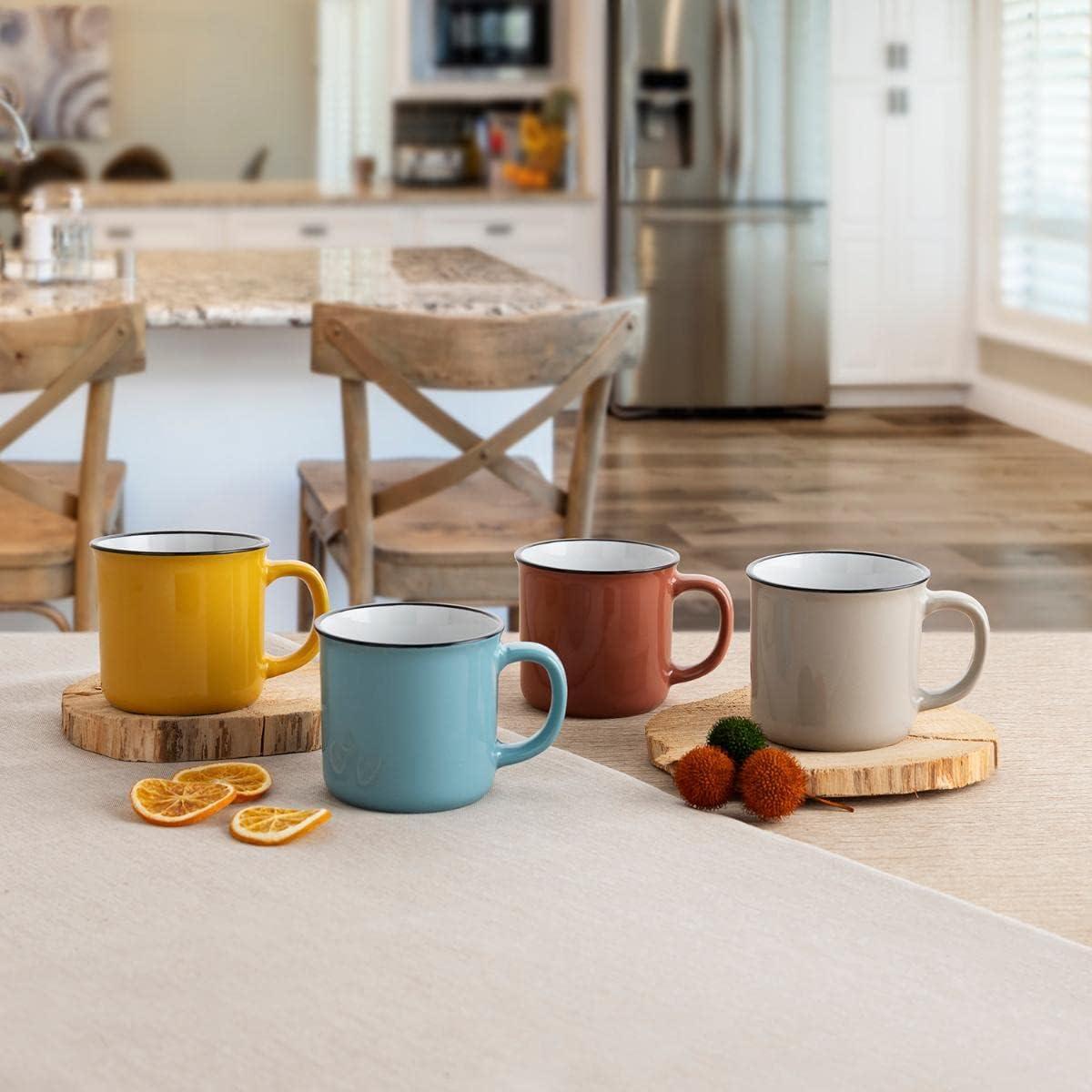 Taza Ceramica Colores Vintage Surtidos