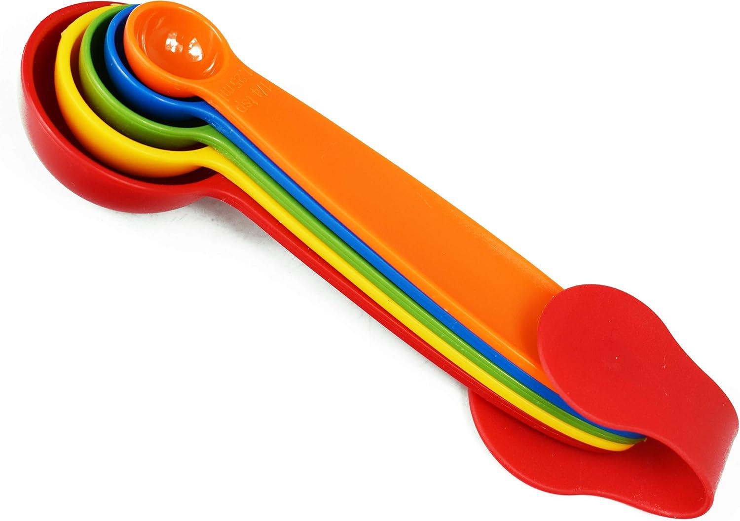 Set X 5 Cucharas Medidoras Plastico
