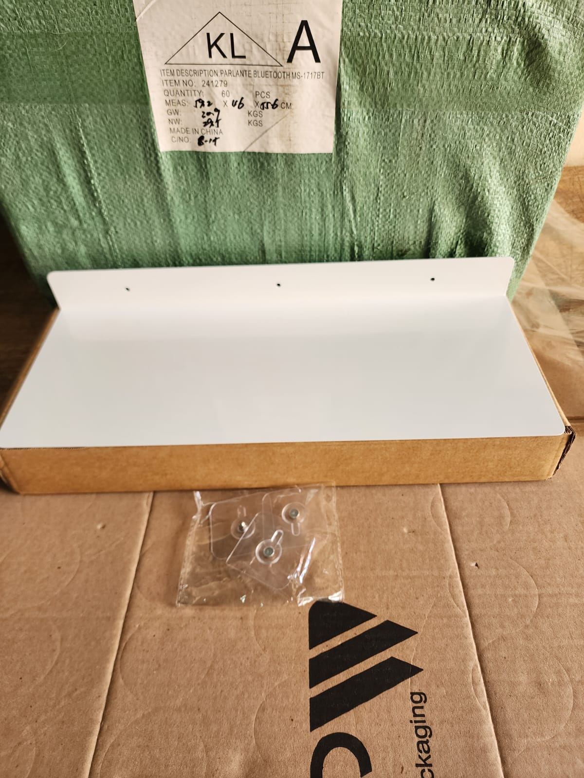 Estante Con Adhesivos Costado Hueco Heladera