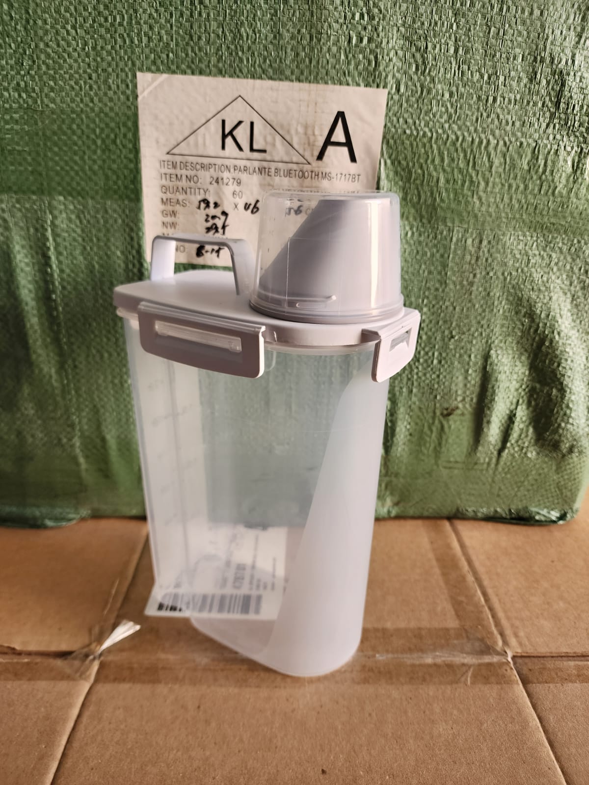 Frasco Contenedor Con Pico Vertedor Hermetico