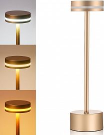 Lampara Mesa Inalambrica USB Cobre