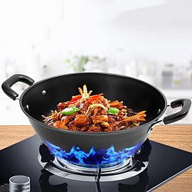 Wok Antiadherente Con Asas Mediano