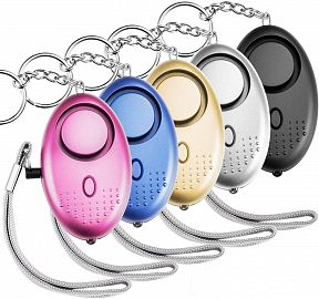 Llavero Con 3 Alarmas Y Luces Led 