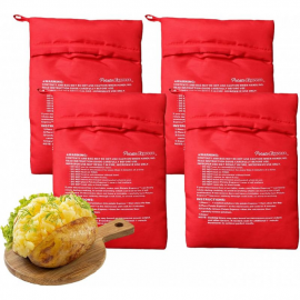 Bolsa Hornear Microondas En 4' Papa Batata Choclo Lavable