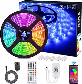 Tiras Luz Led Neon RGB control APP