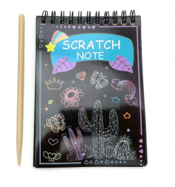 Libreta Magic Block Raspa Colores 