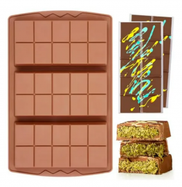 Molde Silicona Chocolate Dubái Large X 3