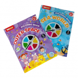 Libro Para Colorear Con Acuarelas 