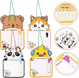 Pizarra Infantil Animalitos 10 Estilos Con Marcador