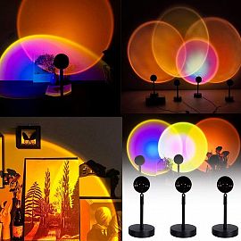 Lampara Puesta De Sol Usb