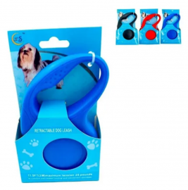 Correa Extensible Larga Retractil Para Perros