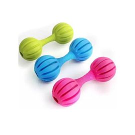 Juguete Macotas Perro Mancuerna Mordillo Goma