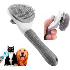 Cepillo Autolimpiante Mascotas Saca Pelos