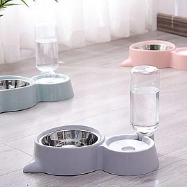 Comedero Y Bebedero Con Dispensador Automatico Agua Mascotas 