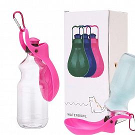 Botella Bebedero Agua Mascotas Portatil 