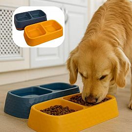 Comedero Doble Mascotas Colores