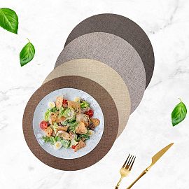 Set X 6 Individuales Modernos Redondo