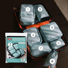 Set X 7 Organizadores Para Viaje