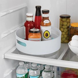 Estante Giratorio Antideslizante Con Tapa